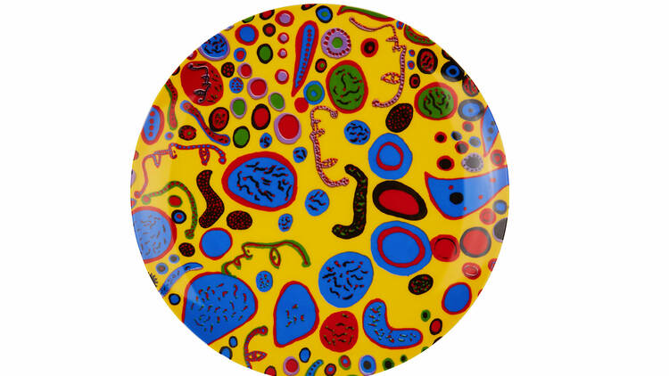 Yayoi Kusama Love Was Indfinitely Shining Ceramic Plate