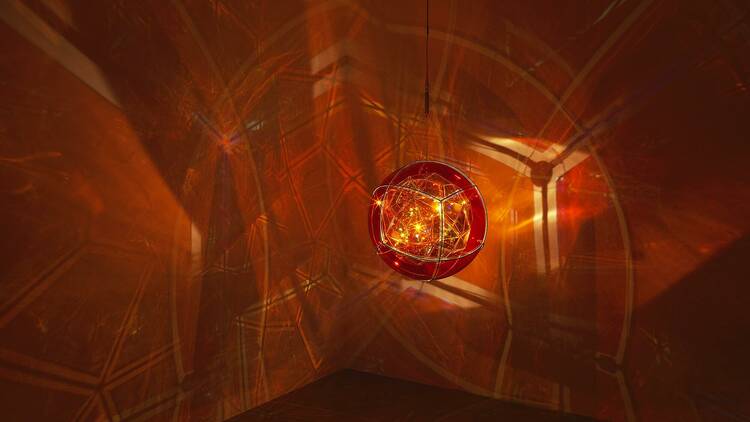 Firefly Biosphere (Falling Magma Star), 2023. Studio Olafur Eliasson, Berlin.