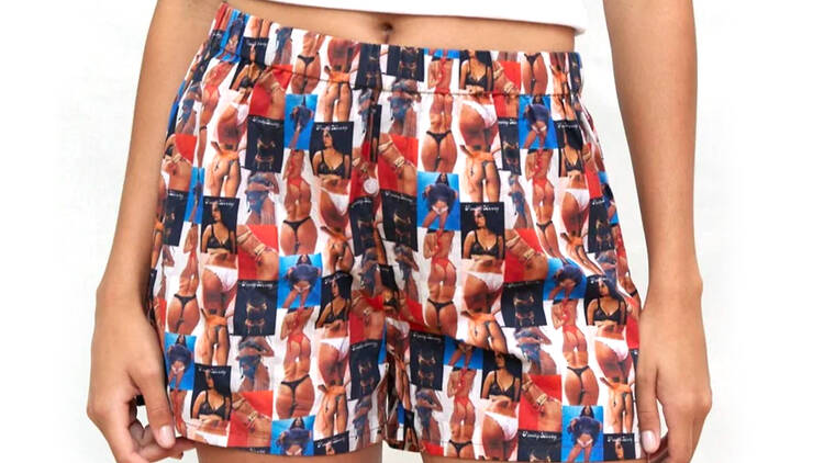 Fruity Booty Bikini Print Boxers