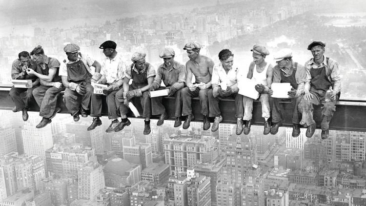 “Lunch Atop a Skyscraper,” Rockefeller Center 1932