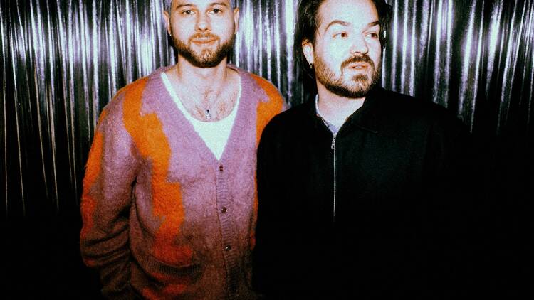 Press shot of German folk electronic duo Milky Chance .