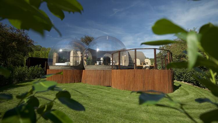 Lookout Bubble exterior (Photograph: Port Lympne Hotel & Reserve)