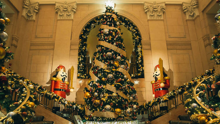 The Peninsula Christmas tree and decorations