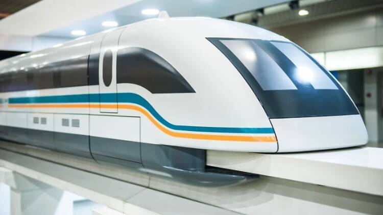 maglev fast high speed rail train boston NYC