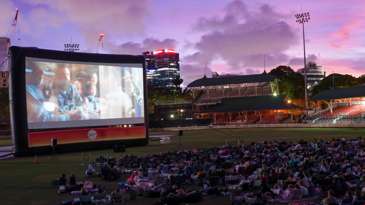 cinema screen at Sunset Cinema North Sydney