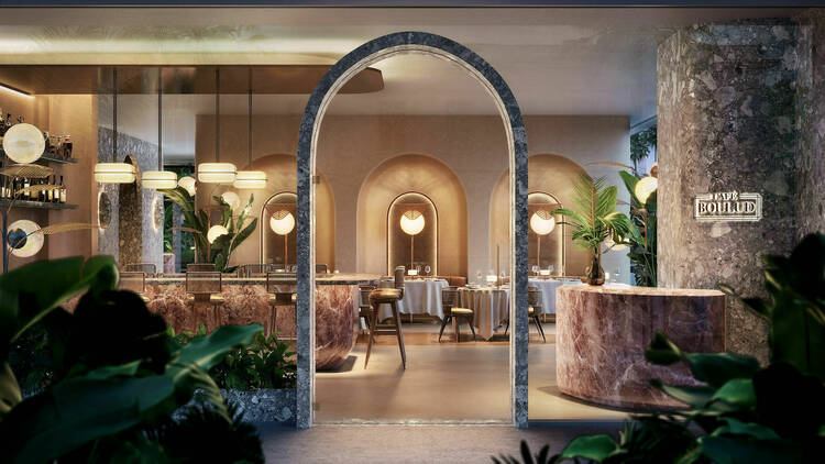 Cafe Boulud Beverly Hills rendering 