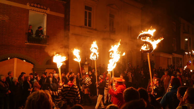 Lewes,,Uk,/,November,5th,2018,Bonfire,Night