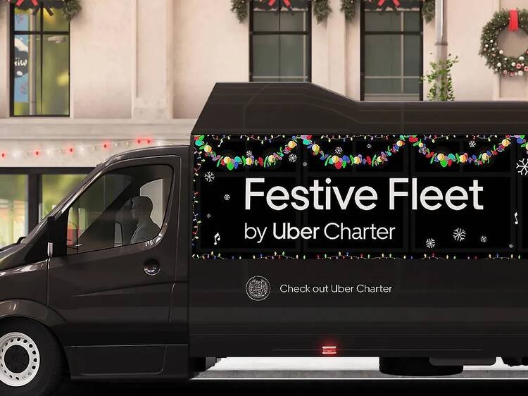 Uber introduces a Festive Fleet of party buses just for the holidays