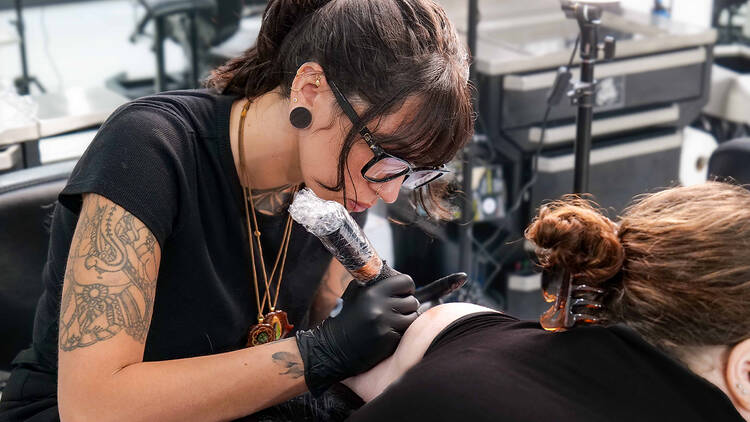 Joyce tattoo artist (Live By The Sword Union Square)