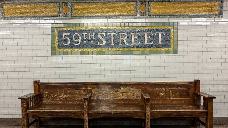 NYC subway stop