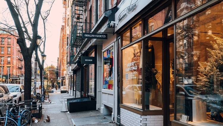 Nolita shops along Elizabeth Street