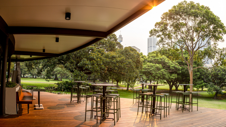 A terrace restaurant