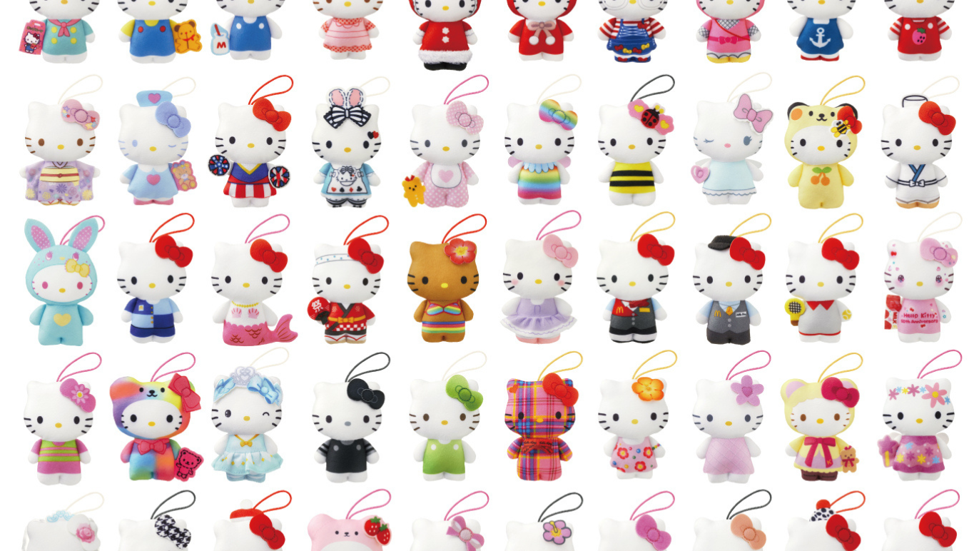 We get our paws on all 50 Hello Kitty Happy Meal toys at McDonald's Japan!