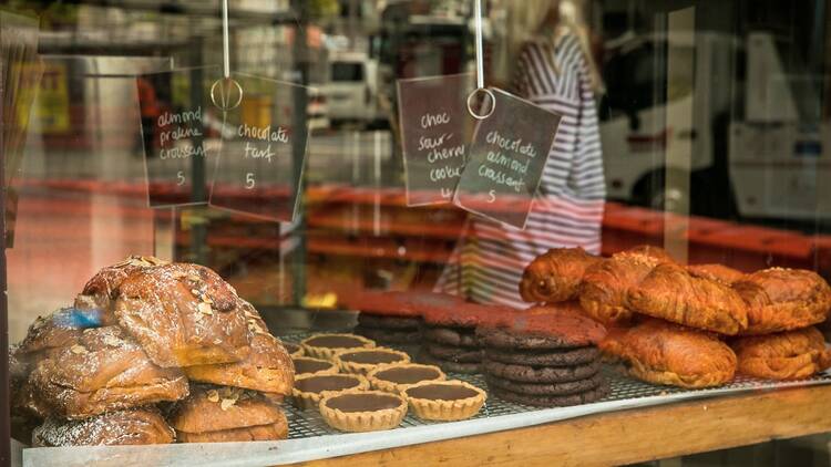 Chocolate ganache tart at Bourke Street Bakery