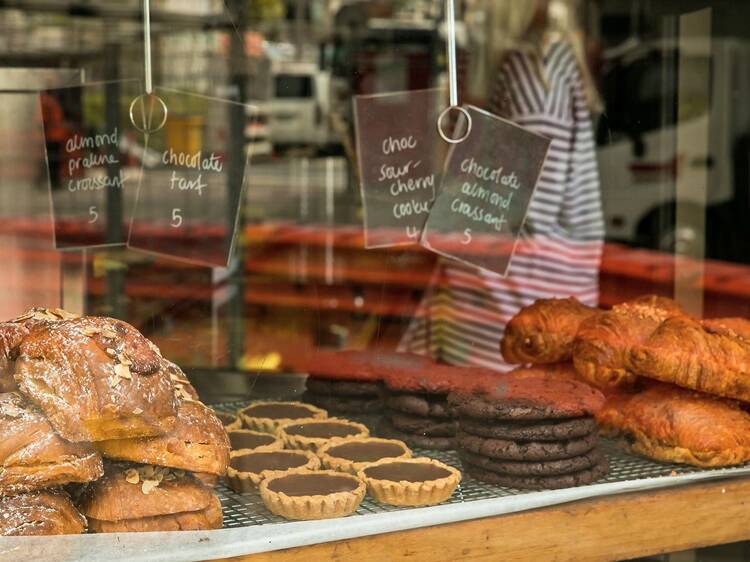 Chocolate ganache tart at Bourke Street Bakery