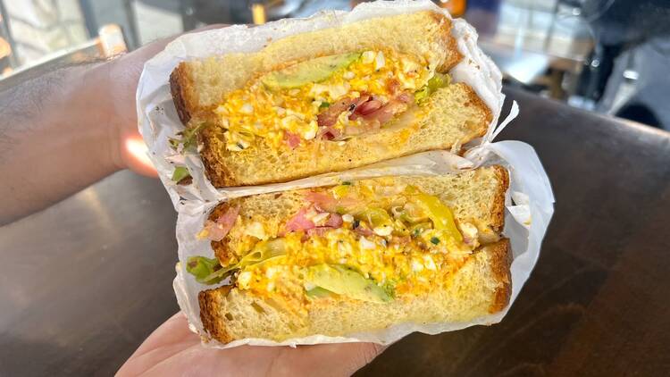 Egg salad sandwich at Uptown Provisions