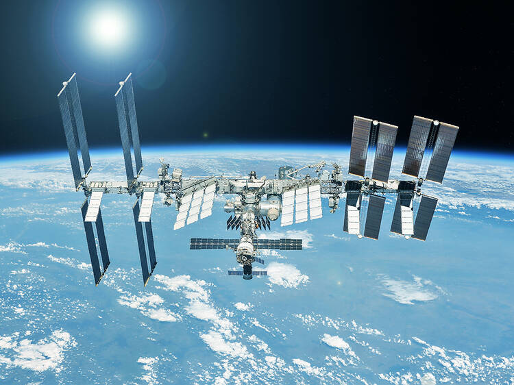 The International Space Station is set to fly over London on Christmas morning