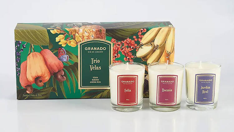 Trio de velas Granado