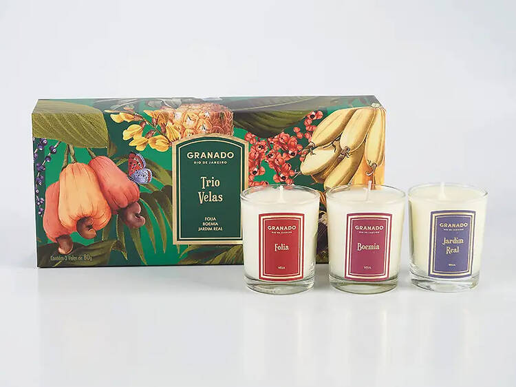 Trio de velas Granado