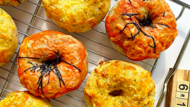 Baking With Gina's sourdough bagels