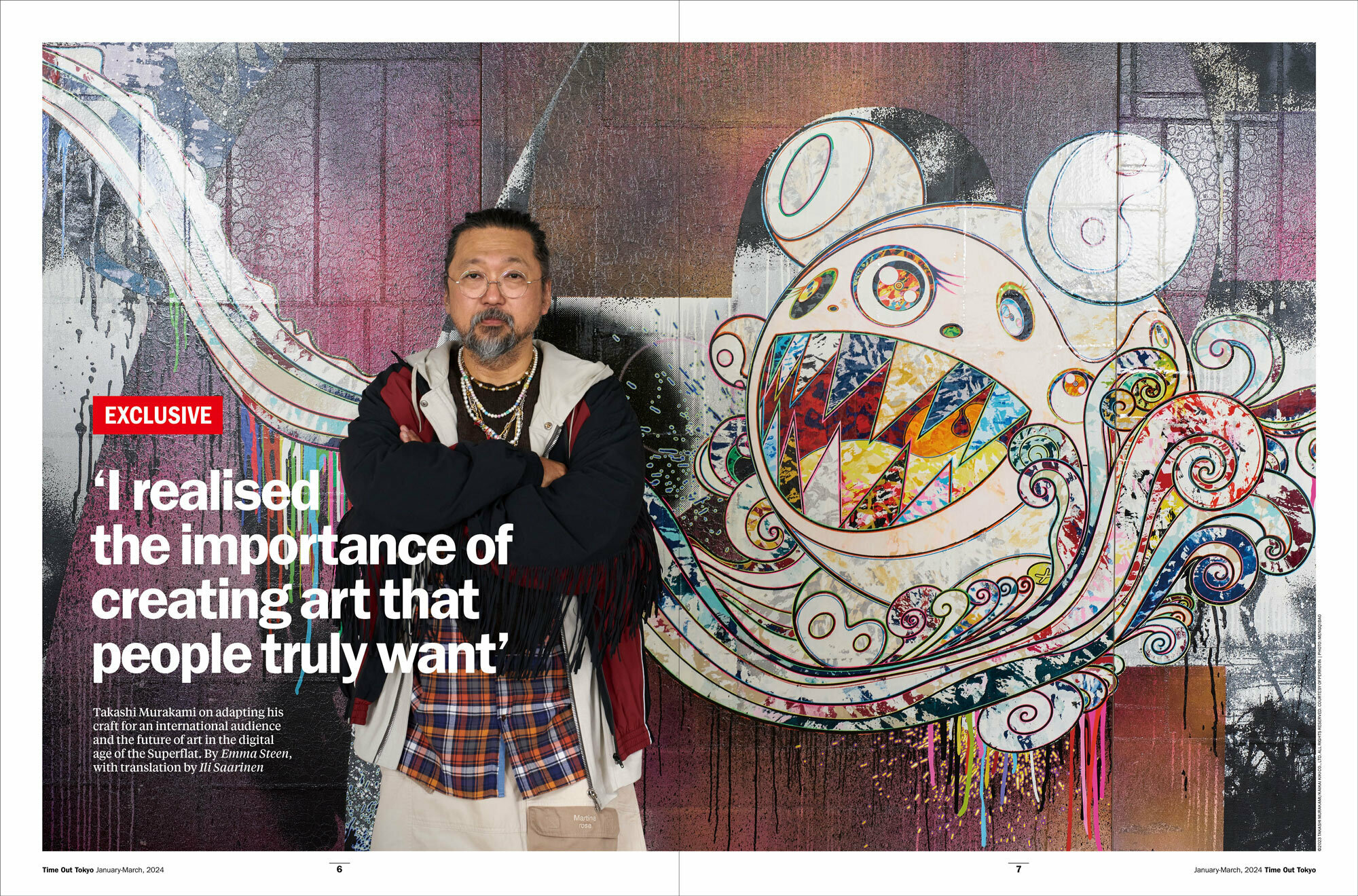 Time out tokyo winter 2024 issue out now takashi murakami exclusive