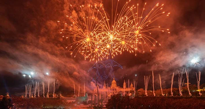 Cap d'Any a Montju&iuml;c