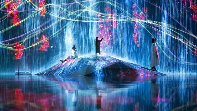 Interact with large-scale digital art