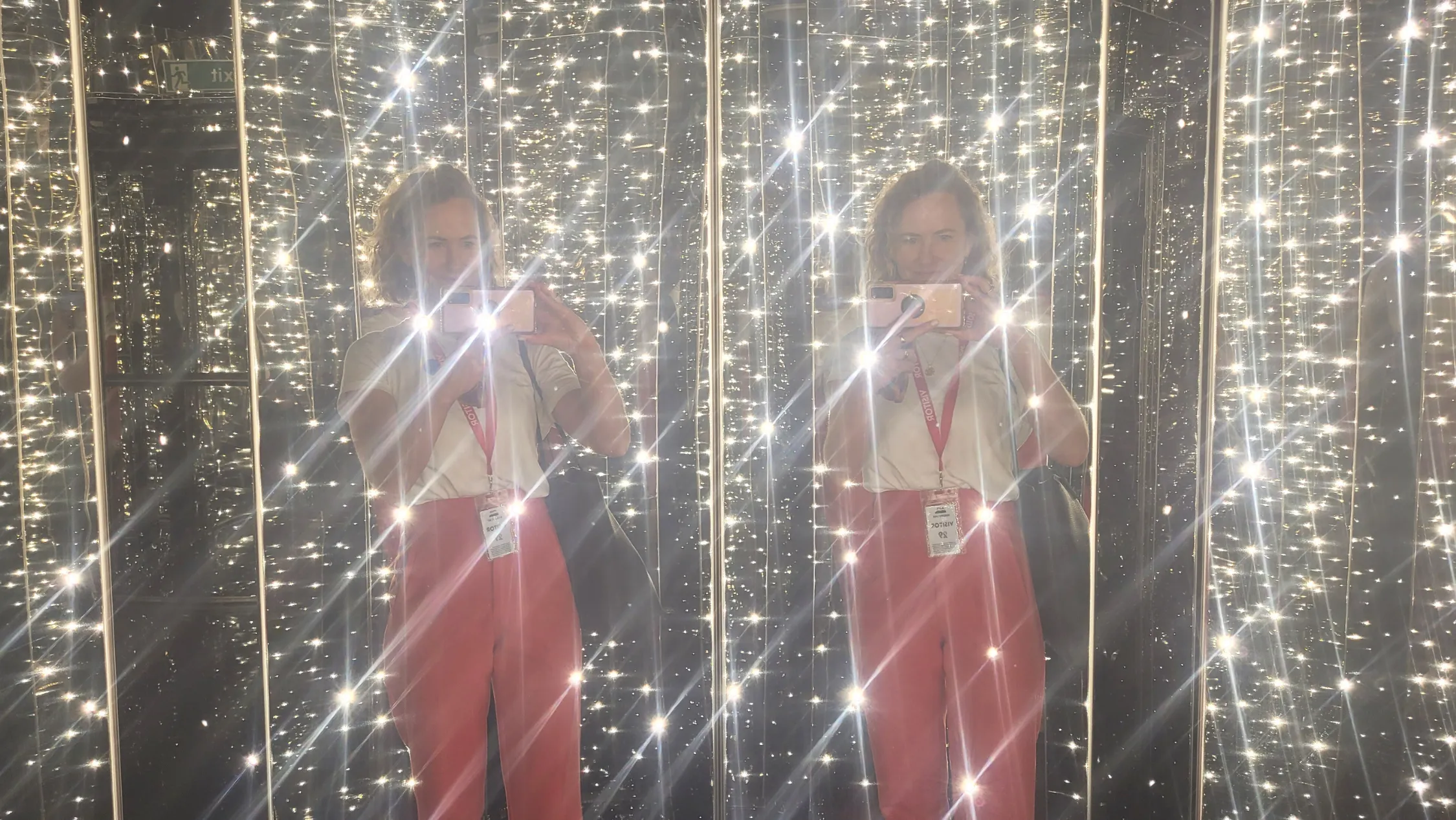 A starlit infinity room