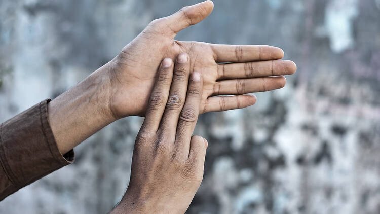 British Sign Language gesture