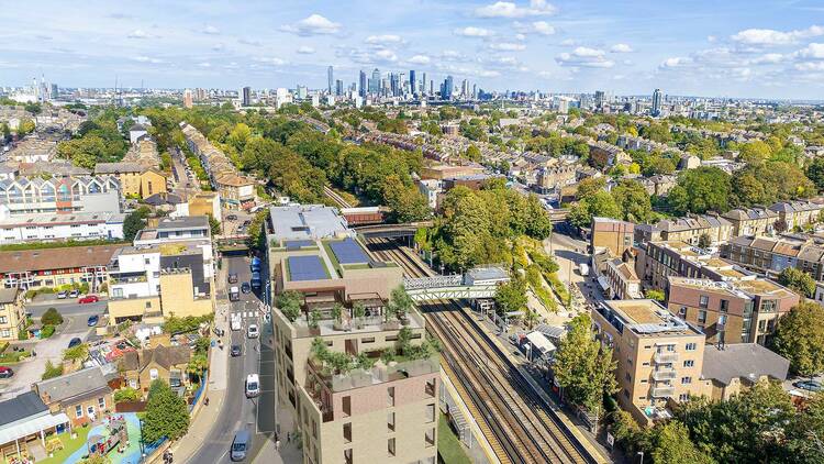 Brockley Yard project renders, south London