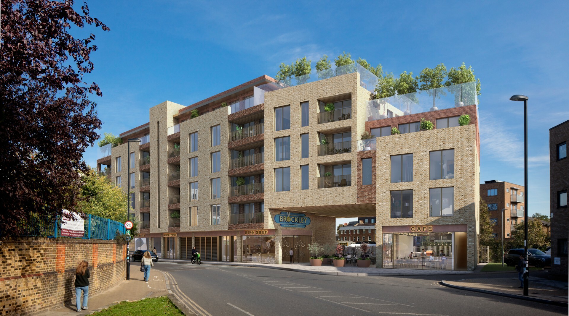 Brockley Yard project renders, south London