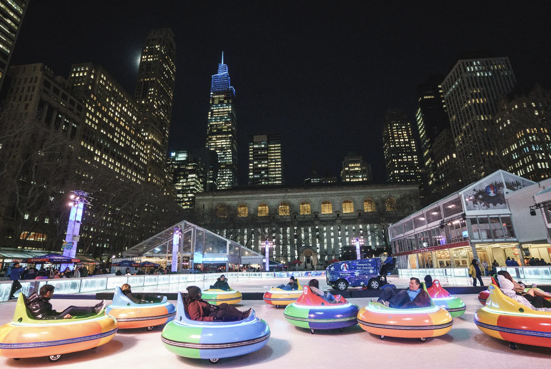 Bumper cars on ice