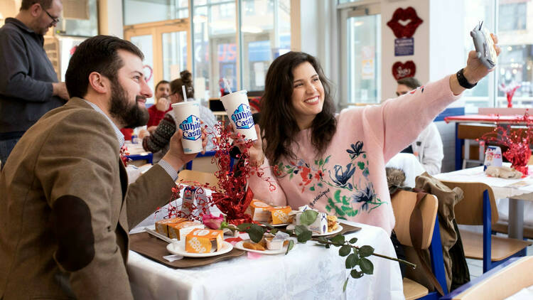 Valentines Day at White Castle