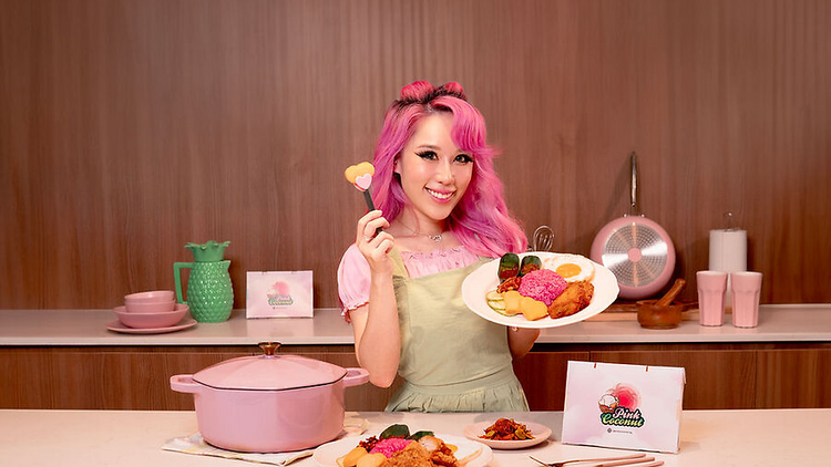 Pink Coconut by Xiaxue: first pink nasi lemak in Singapore