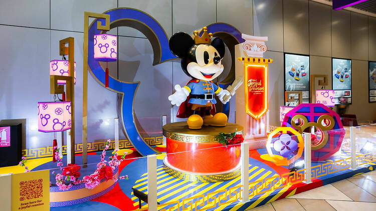 Pop Mart Disney installations Chinese New Year 2024 Singapore