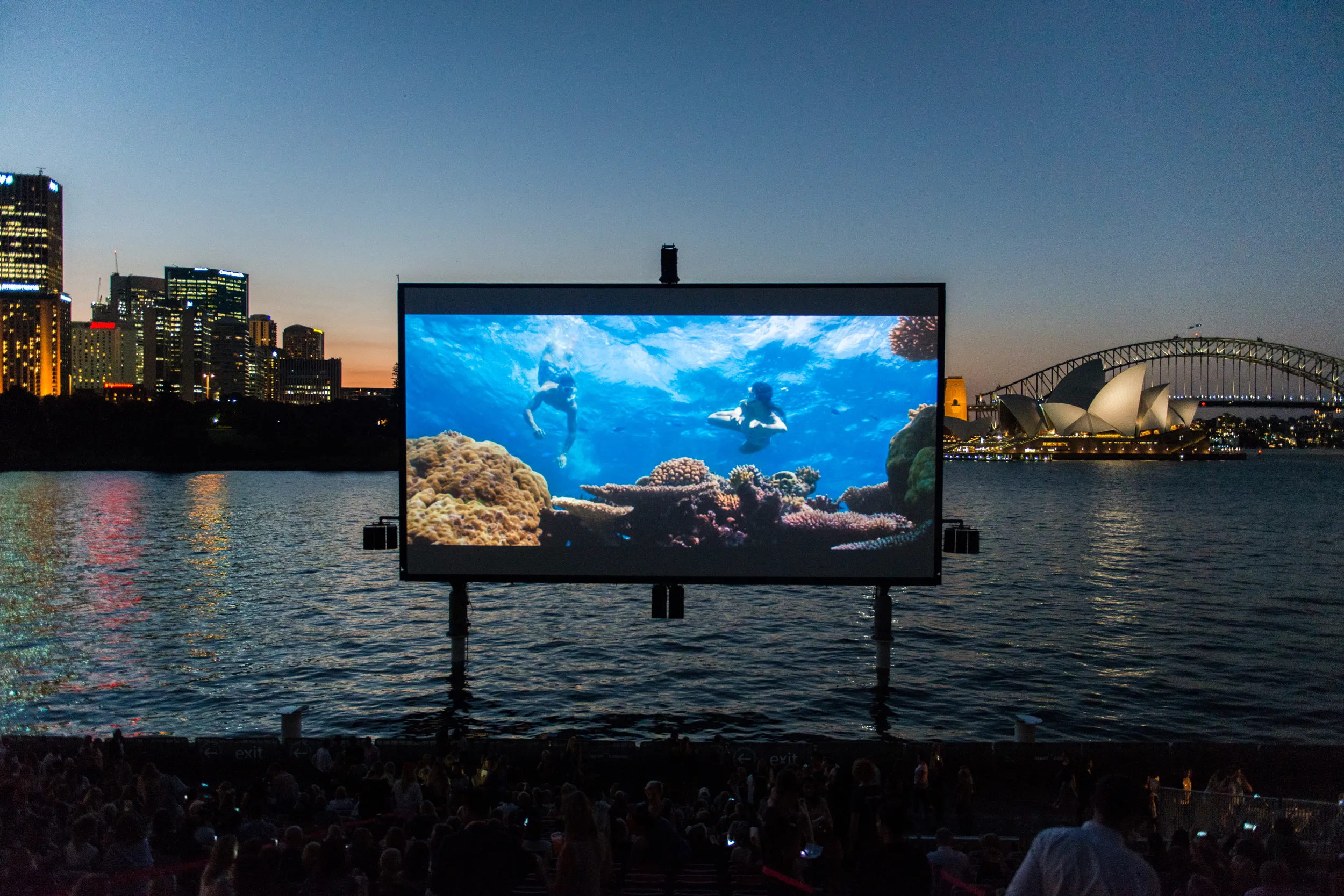 westpac open air cinema screen