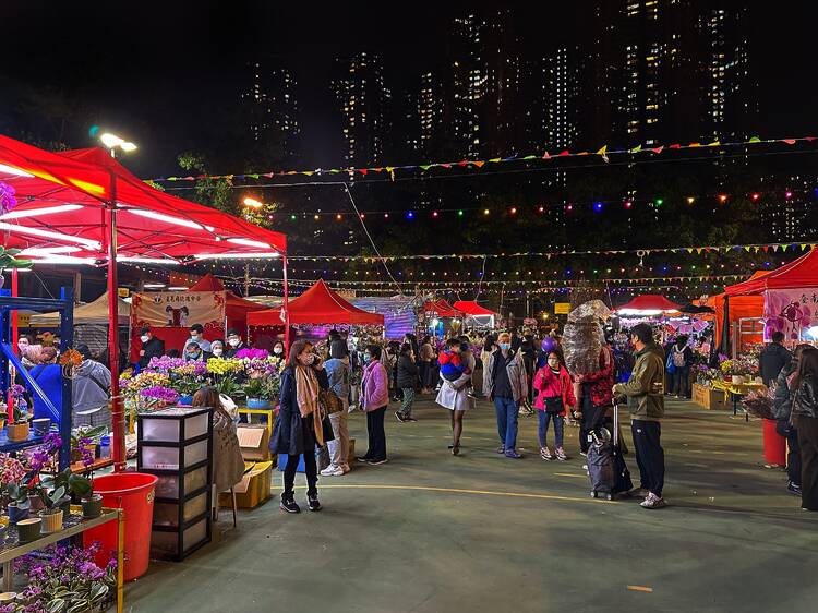 Chinese New Year Flower Market