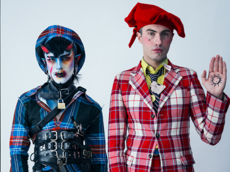 Get to know fashion designer Charles Jeffrey’s tartan lewks at Somerset House exhibition ‘The Lore of Loverboy’