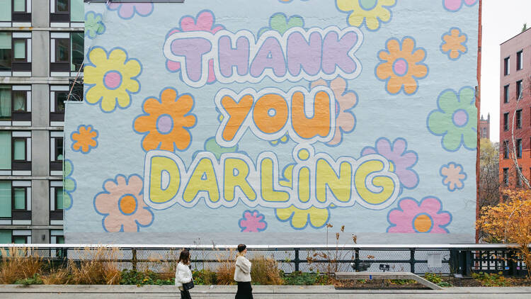 Lily van der Stokker, Thank You Darling, 2023. A High Line Commission 