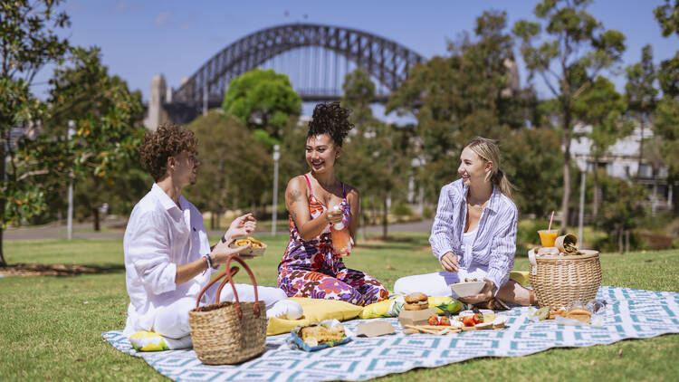 Enjoy a picnic at Barangaroo Reserve