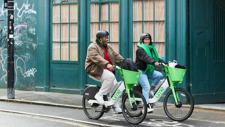 Lime bikes, cycling in London