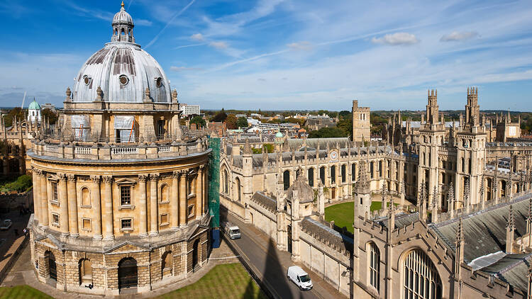 Oxford skyline, with university buildings