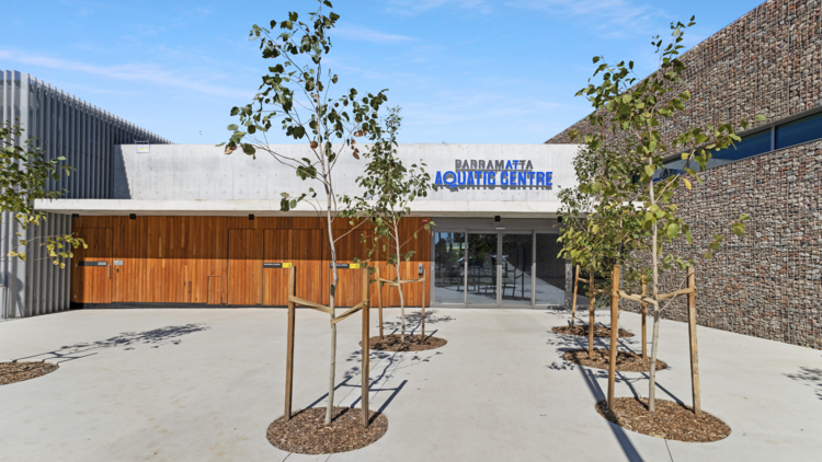 Parramatta Aquatic Centre exterior