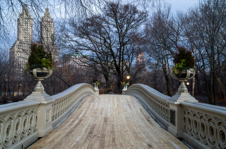 The iconic Central Park Bow Bridge has officially reopened and it looks beautiful