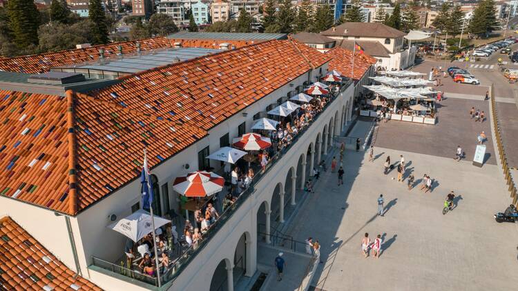 A bird's eye view of Bondi Pavilion