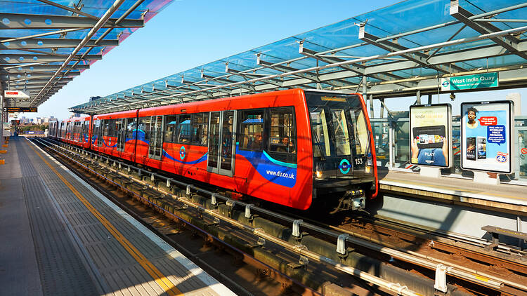 DLR train in London