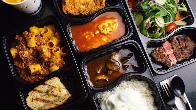 Crafted takeaway lunch