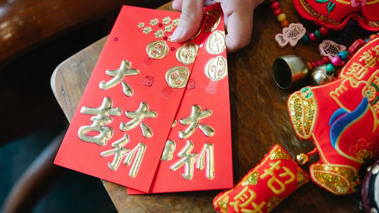 Chinese New Year lai see red packets