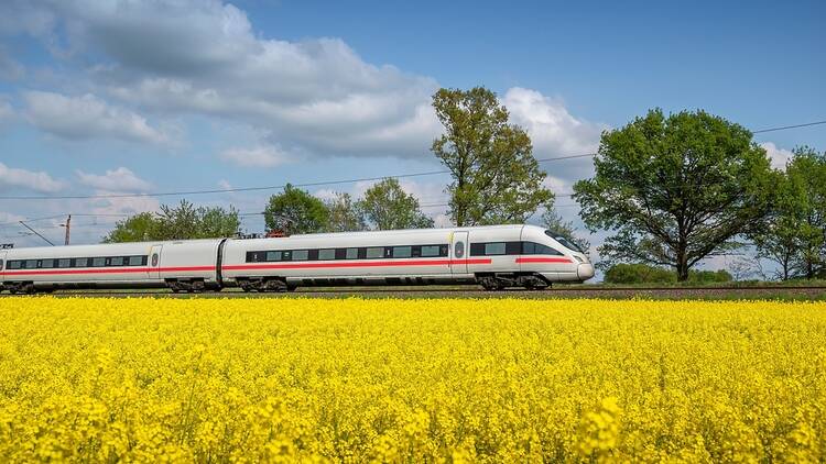 DB train in Europe