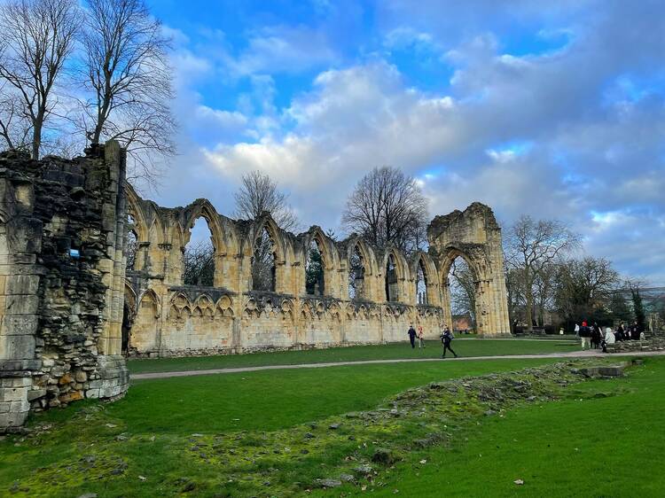 Take in the views at York Museum Gardens